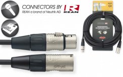 Stagg NMC15R, mikrofonní kabel XLR/XLR, 15m