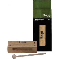 Stagg WB326S, thai wood block malý s paličkou