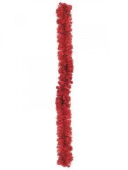 Vánoční girlanda, červená, 270 cm