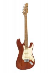 Stagg SES-55 STF RED, elektrická kytara, transparentní červená Fiesta