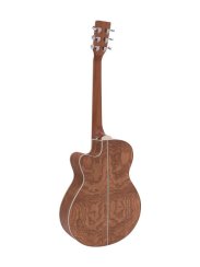 Dimavery SP-100, elektroakustická kytara typu Folk, přírodní