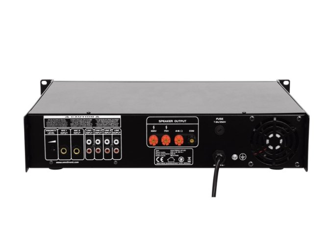 Omnitronic MP-120, 100V mixážní zesilovač, 120W