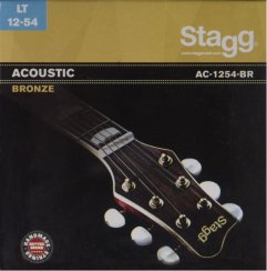 Stagg AC-1254-BR, sada strun