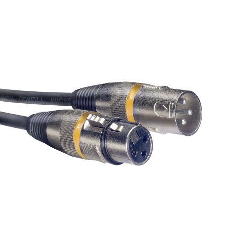 Stagg SMC3 YW, mikrofonní kabel XLR/XLR, 3m, žluté kroužky