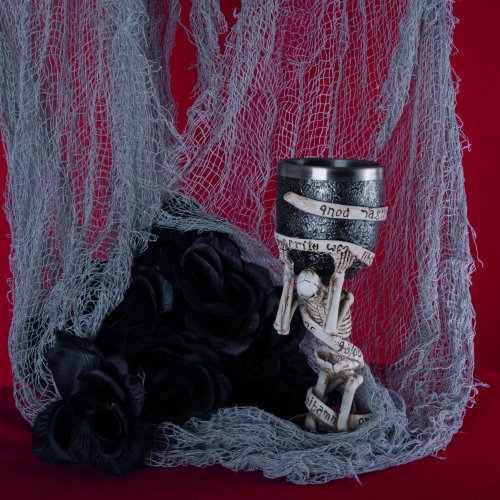 Halloween dekorační síť šedá, 55x350 cm