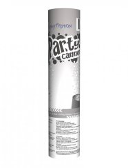 Párty konfety vystřelovací 20 cm, bílé