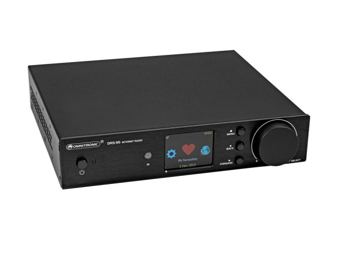 Omnitronic DRS-95, internetové rádio s DAB+ a Bluetooth