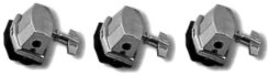 Stagg FS3B, pouzdra pro nohy na floor tom, 3ks Stagg FS3B, pouzdra pro nohy na floor tom, 3ks