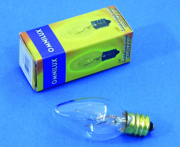 Omnilux 230V/9W E-12, svíčková žárovka malá
