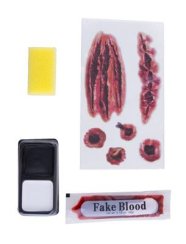 Make-up set s falešnými ranami 4dílný