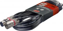 Stagg SMC6 RD, kabel mikrofonní XLR/XLR, 6m