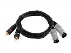 Kabel XC2-30 2x RCA - 2x XLR samec, 3 m