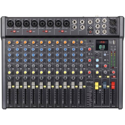 Citronic CMC-16, mixážní pult DSP a USB/PC/BT