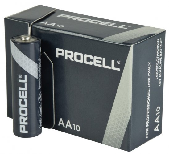 Duracell Procell AA baterie, 1.5V alkalické, 10ks v balení