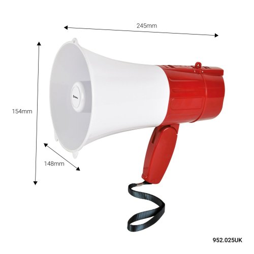 Adastra L15RBT, megafon, 15W, USB/SD/BT