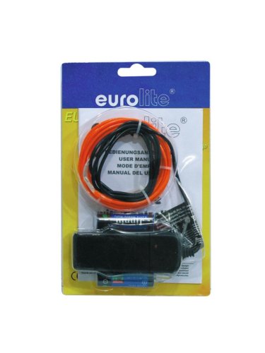 Eurolite neonový provázek 2mm, 2m, červený