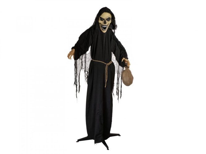 Halloween postava kostlivce mnicha, 170 cm