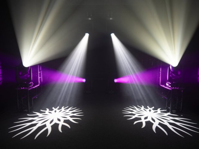 Eurolite TMH-S400, LED CMY s pohyblivou hlavou, paprsek/bod/oplach