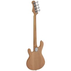 Dimavery MM-501, elektrická baskytara bezpražcová, přírodní