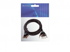 Snake kabel 8x Cinch - 8x Jack 6,3 mono, 15 m