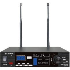 Citronic TU1-N, 1-kanálový bezdrátový mikrofonní set 823-832/863-865 MHz