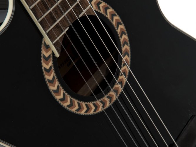 Dimavery CN-600L, elektroakustická klasická kytara 4/4, levoruká