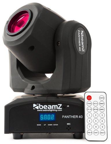 Beamz LED otočná hlavice Panther 40, 1x45W LED, IR, DMX - rozbaleno (SK150461)