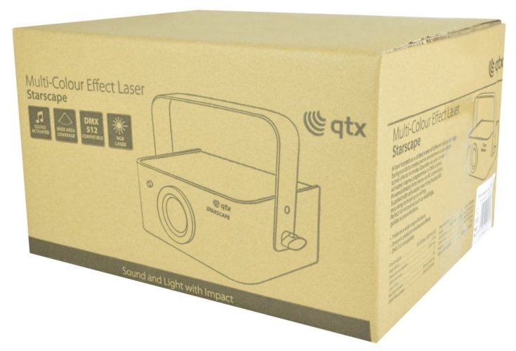 QTX Starscape Efektový laser RGB s DMX ovládáním
