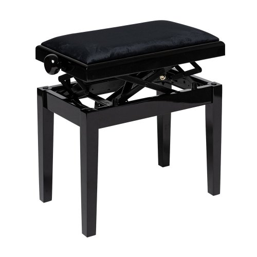 Stagg PBH 390 BKP VBK, hydraulická klavírní stolička
