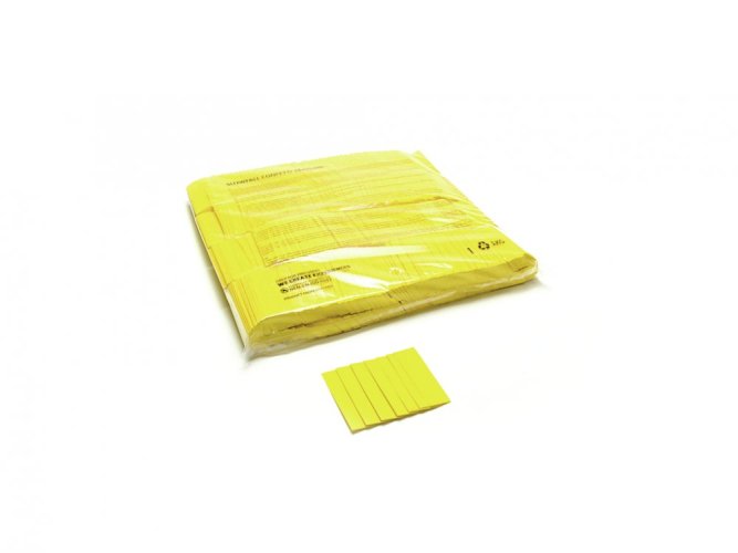 Tcm Fx pomalu padající obdélníkové konfety 55x18mm, žluté, 1kg