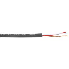 Omnitronic mikrofonní kabel, 2x0,22 mm, stíněný, černý, 100 m cívka Omnitronic mikrofonní kabel, 2x0,22 mm, stíněný, černý, 100 m cívka