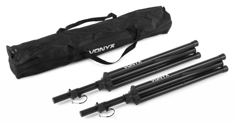 Vonyx sada reproduktorových stojanů, 100-175cm, 30kg