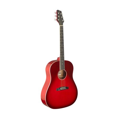 Stagg SA35 DS-TR, akustická kytara, červená