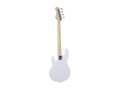 Dimavery MM-501, elektrická baskytara, bílá