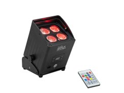 Eurolite AKKU IP UP-4 Plus HCL Spot CRMX MK2, bateriový LED reflektor s krytím IP65 a IR dálkovým ovládáním