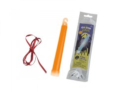 Svítící tyčinka 15 cm, sada 12 ks, oranžová