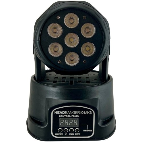 Stagg SLI MHW HB10-0, 7x10W RGBW, DMX, otočná hlavice