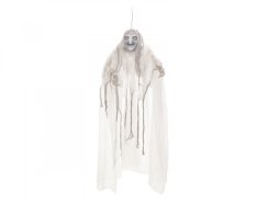 Halloween čarodějnice bílá, 170cm