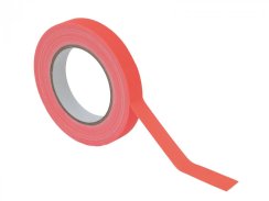 Gaffa páska 19mm x 25m neonově oranžová, UV aktivní Gaffa páska 19mm x 25m neonově oranžová, UV aktivní