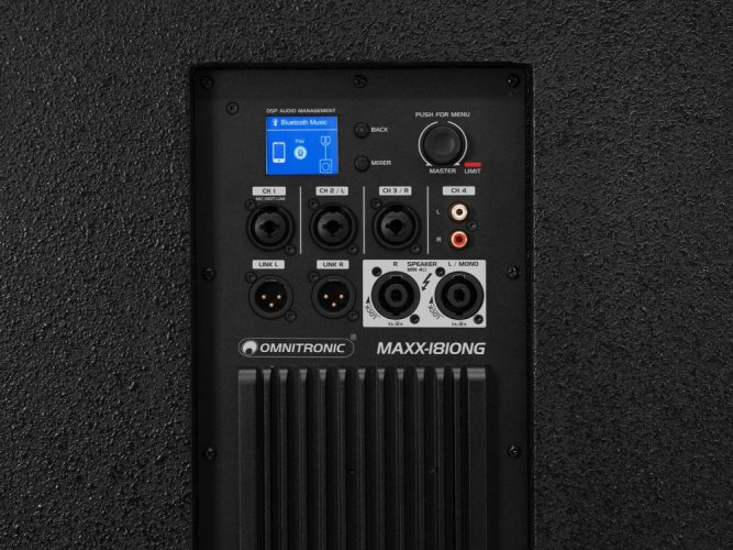 Omnitronic MAXX-1810NG 2.1 aktivní zvukový systém