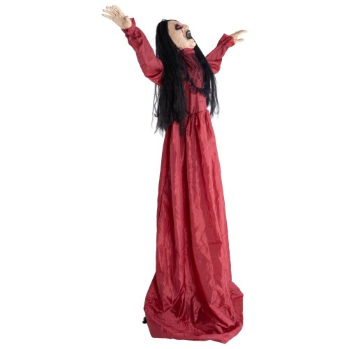 Halloween dívka v červených šatech, 157 cm