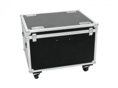 Roadinger Flightcase pro 4x LED THA-100F/THA-120PC na kolečkách Roadinger Flightcase pro 4x LED THA-100F/THA-120PC na kolečkách