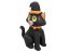 Halloween nafukovací figurína kočka, 122 cm