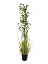 Zelený keř s trávou, 182 cm