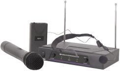 QTX VHN2, 2-kanálový bezdrátový mikrofonní set 173,8 MHz / 174,8 MHz