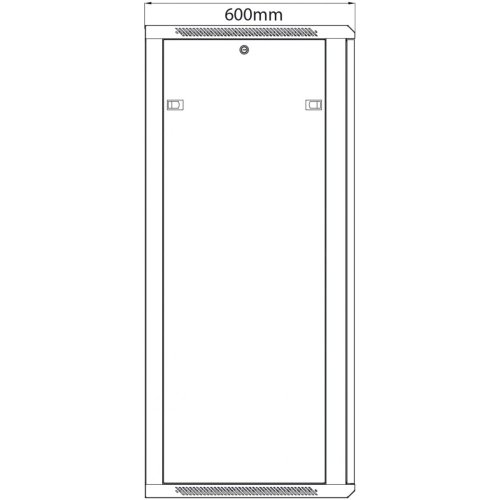 Adastra RC28U600, 19" Racková skříň, 28U, hloubka 600 mm