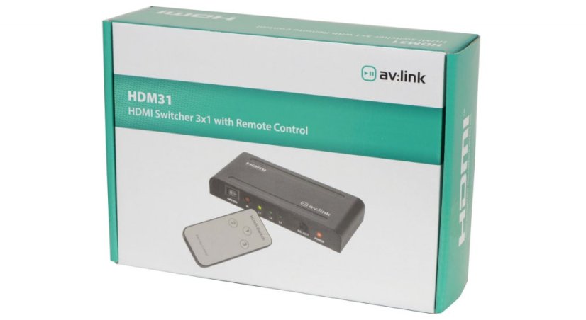AV:link HDM31, 3-kanálový přepínač HDMI signálu, IR
