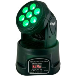 Stagg SLI MHW HB10-0, 7x10W RGBW, DMX, otočná hlavice Stagg SLI MHW HB10-0, 7x10W RGBW, DMX, otočná hlavice