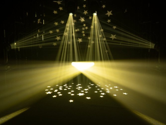 Eurolite TMH-S400, LED CMY s pohyblivou hlavou, paprsek/bod/oplach