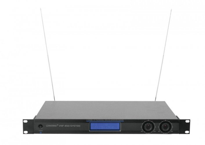 Omnitronic VHF-450 SET 2, bezdrátový mikrofonní set VHF - poškozeno (13073009)